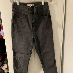 Madewell curvy black skinny jeans size 26